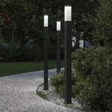 VidaXL Bolderverlichting 3 stuks, Zwart, 60% Korting