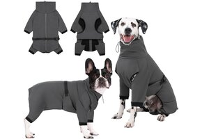 Waterdichte Hondenjas met Poten & Fleece Voering - 49% Korting