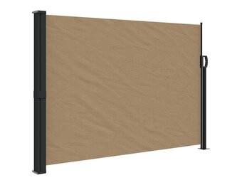 Uittrekbaar Windscherm 140x500 cm Taupe - 34% Korting!