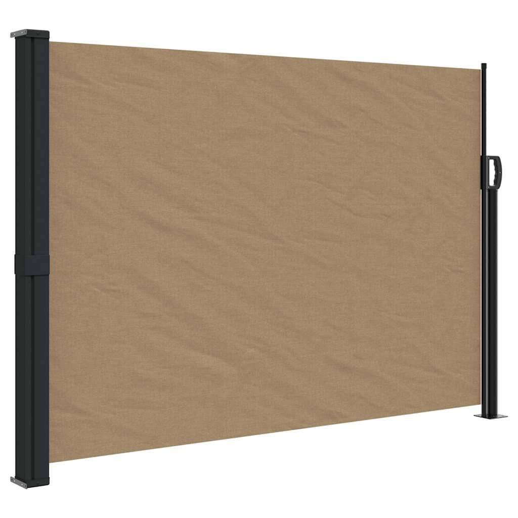 Uittrekbaar Windscherm 140x500 cm Taupe - 34% Korting!