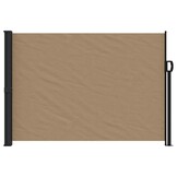 Uittrekbaar Windscherm 140x500 cm Taupe - 34% Korting!