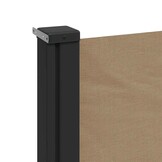 Uittrekbaar Windscherm 140x500 cm Taupe - 34% Korting!