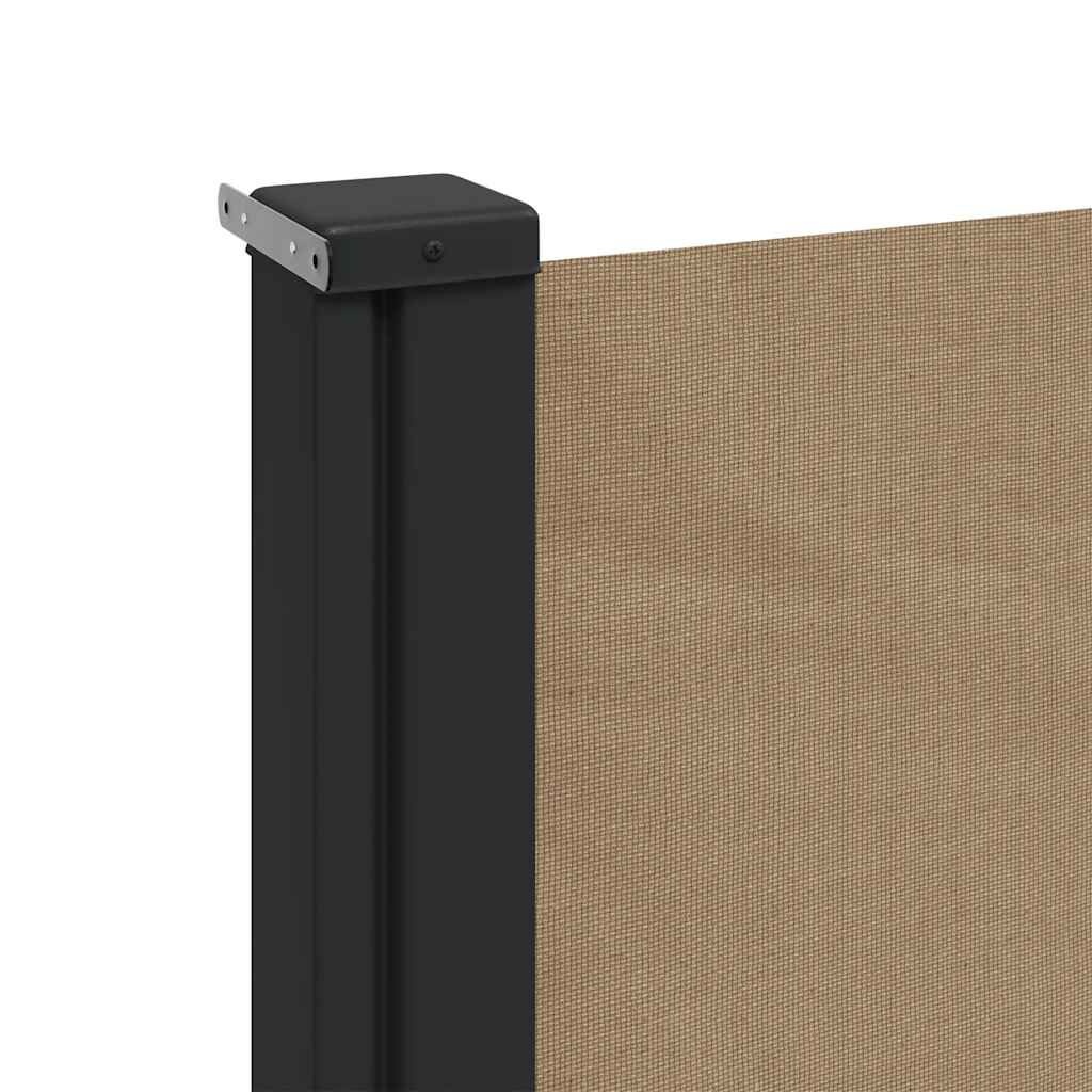 Uittrekbaar Windscherm 140x500 cm Taupe - 34% Korting!