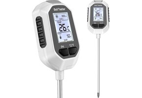 Digitale Bodemmeter 5-in-1: pH, Vocht, Temperatuur, Licht & Vruchtbaarheid - 28% Korting!