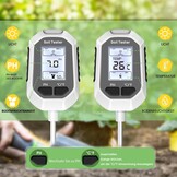 Digitale Bodemmeter 5-in-1: pH, Vocht, Temperatuur, Licht & Vruchtbaarheid - 28% Korting!