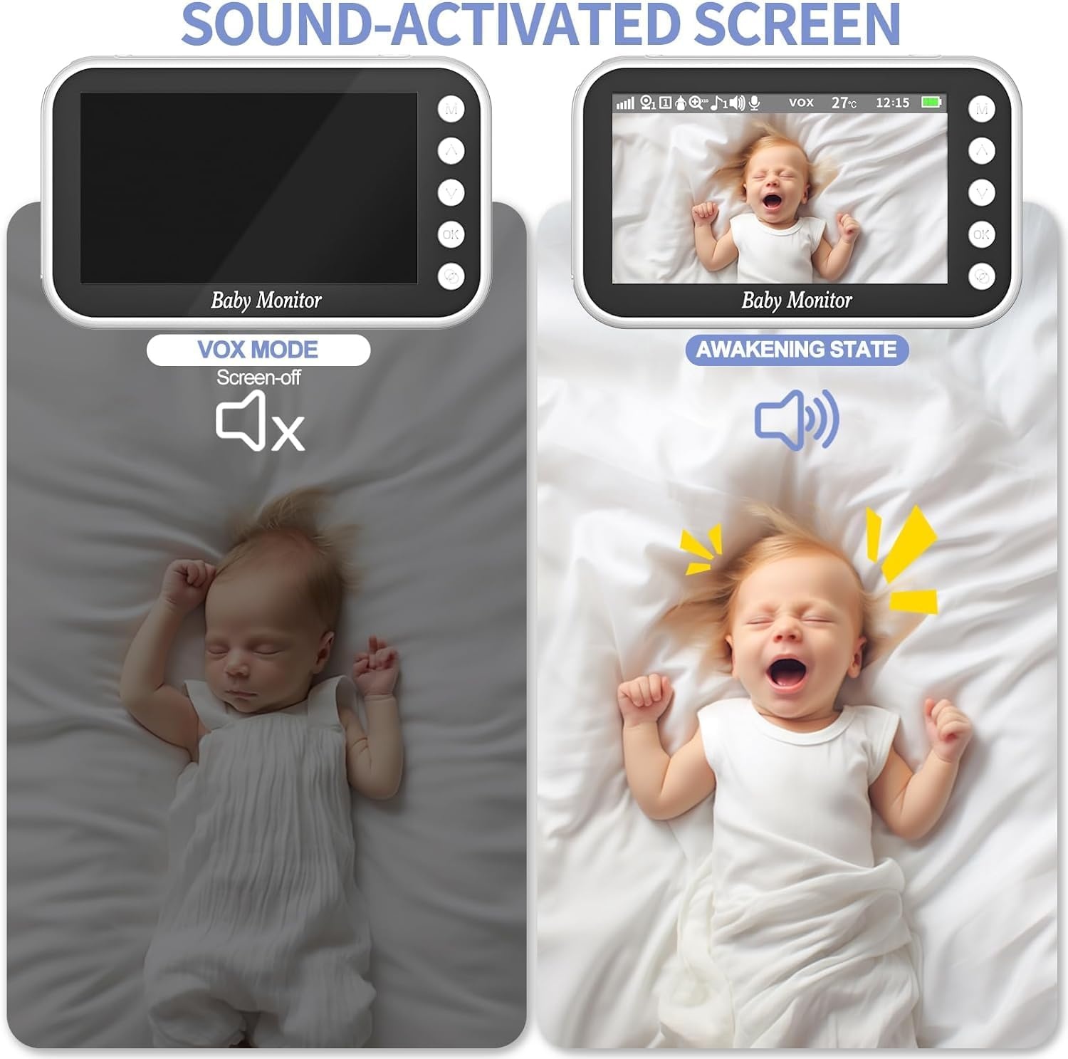 Babyfoon met Camera 7,1cm LCD 34% Korting