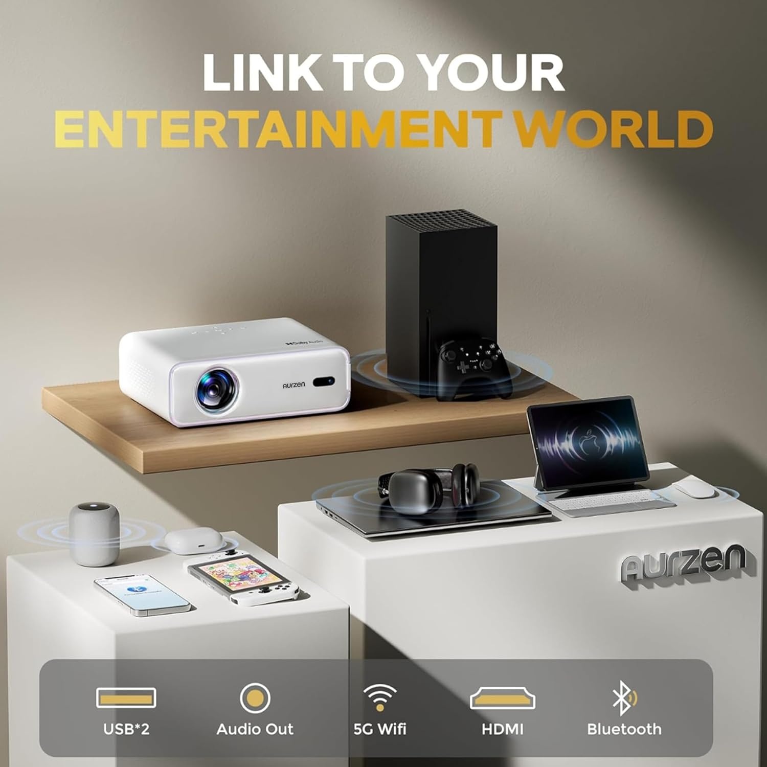 Mini Beamer Full HD 1080p met 61% Korting