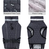Waterdichte Honden Winterjas met Harnas - Warm & Reflecterend (57% Korting)