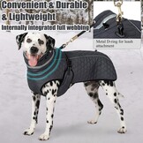 Waterdichte Honden Winterjas met Harnas - Warm & Reflecterend (57% Korting)