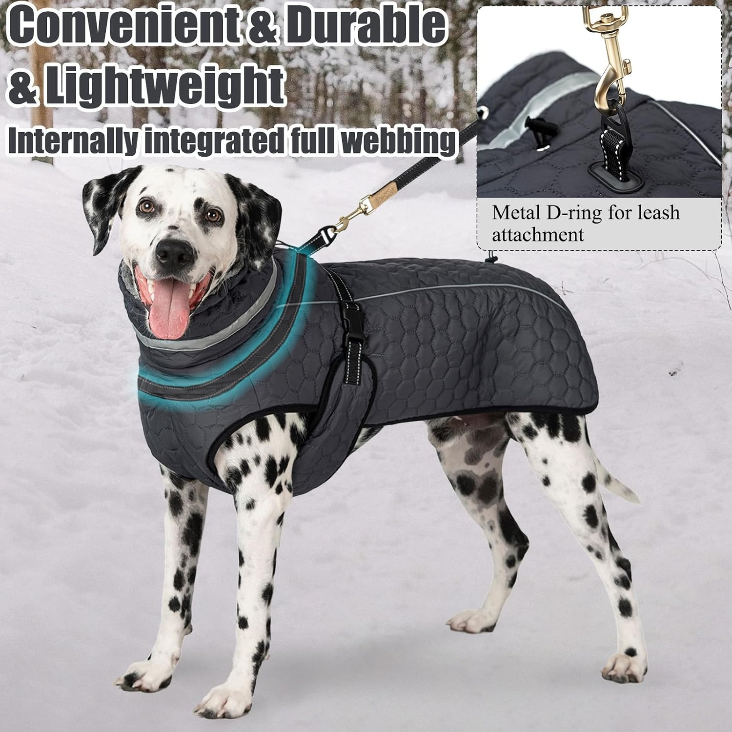 Waterdichte Honden Winterjas met Harnas - Warm & Reflecterend (57% Korting)