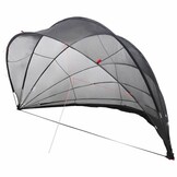 VidaXL Zwembadkoepel Zwart 592x590x275cm - 35% Korting