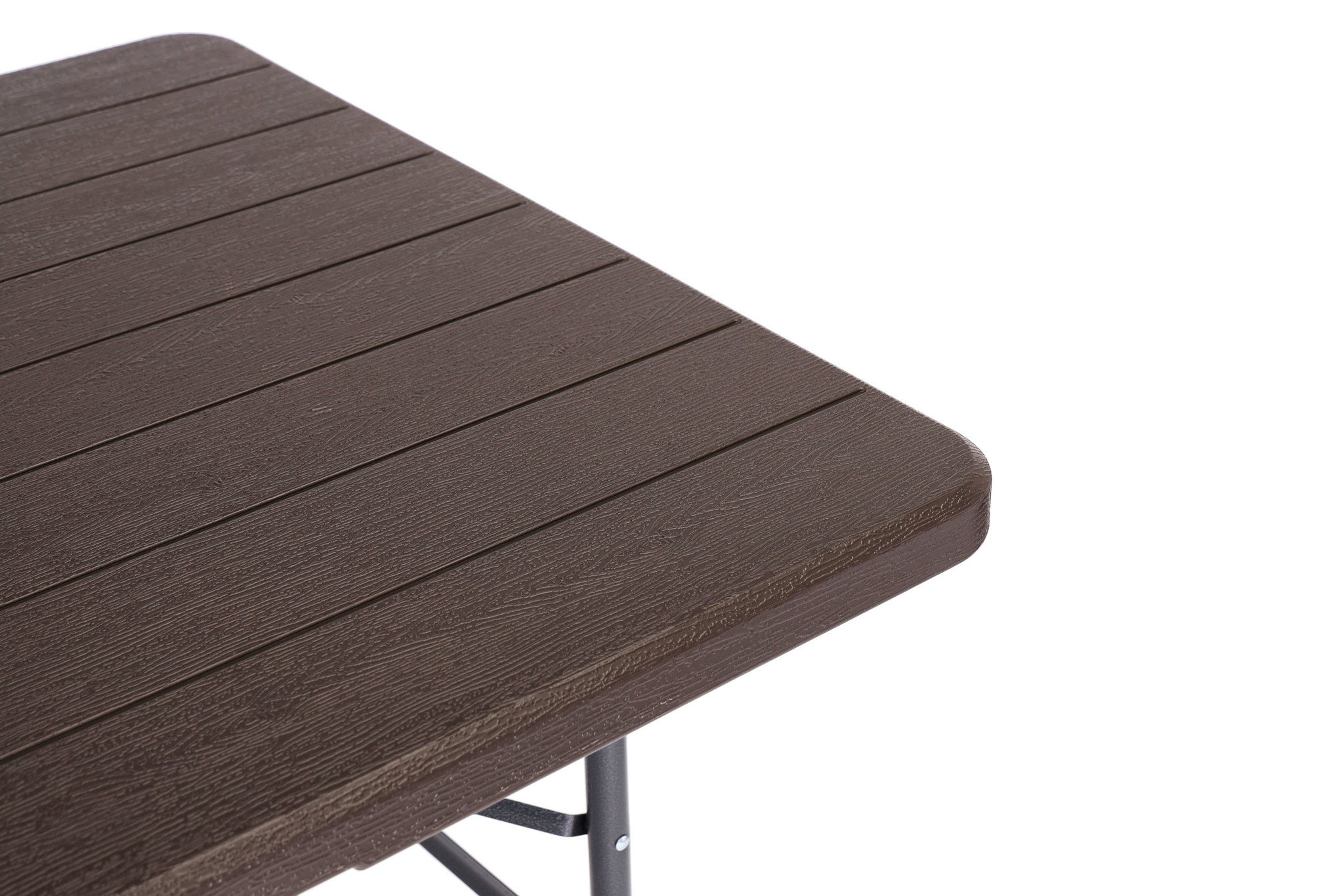 Campingtafel Set met 8 Bankjes - Houtlook - Opvouwbaar