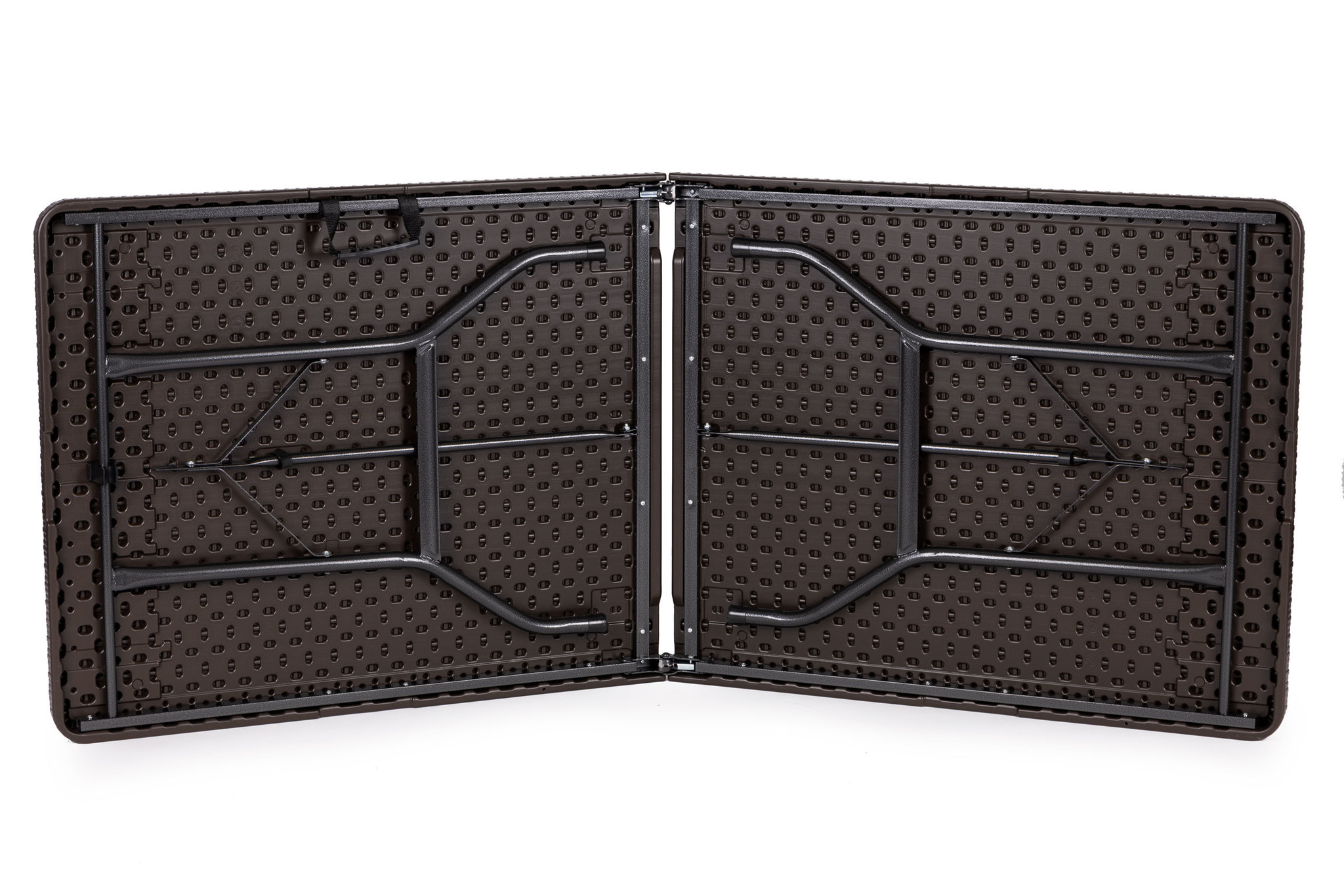 Campingtafel Set met 8 Bankjes - Houtlook - Opvouwbaar