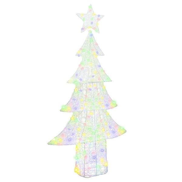 vidaXL Kerstdecoratie Acryl LED Multikleur 180 cm | 34% Korting