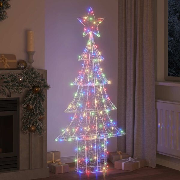 vidaXL Kerstdecoratie Acryl LED Multikleur 180 cm | 34% Korting