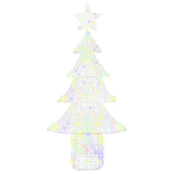 vidaXL Kerstdecoratie Acryl LED Multikleur 180 cm | 34% Korting