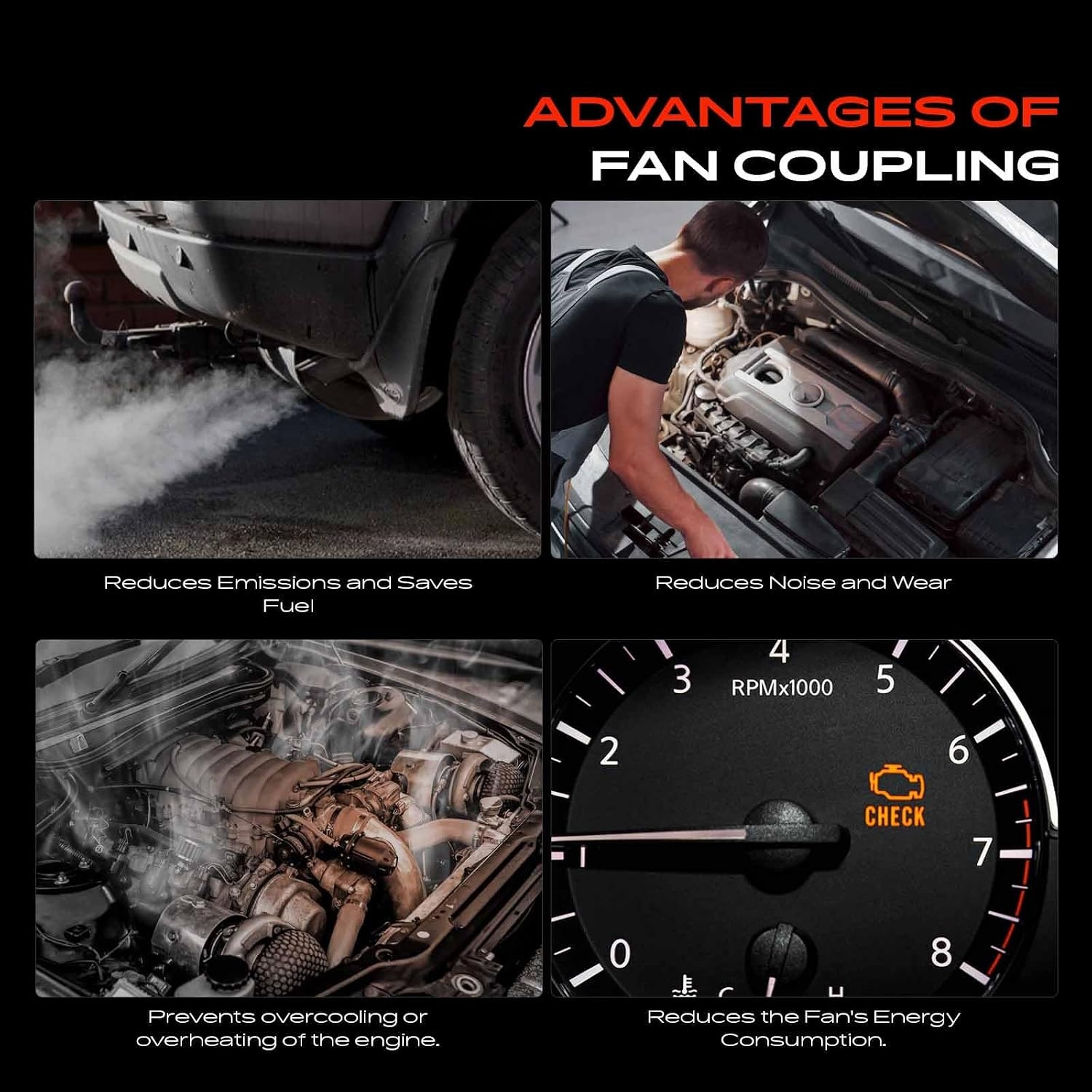 Koppeling Koelventilator Mercedes-Benz Sprinter (2000-2006) - 59% Korting