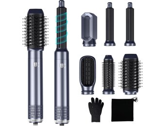 6-in-1 Haarstyler: Warme Luchtborstel Set met 29% Korting