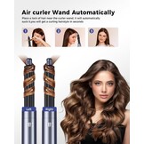 6-in-1 Haarstyler Warmluchtborstel: Krullen, Drogen & Volume met Korting