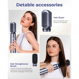 6-in-1 Haarstyler Met 47% Korting: Föhn & Krulborstel Set