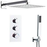 Inbouwdoucheset Zwart 61% Korting | RVS Hoofddouche & Handdouche