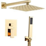 Inbouwdoucheset Zwart 61% Korting | RVS Hoofddouche & Handdouche