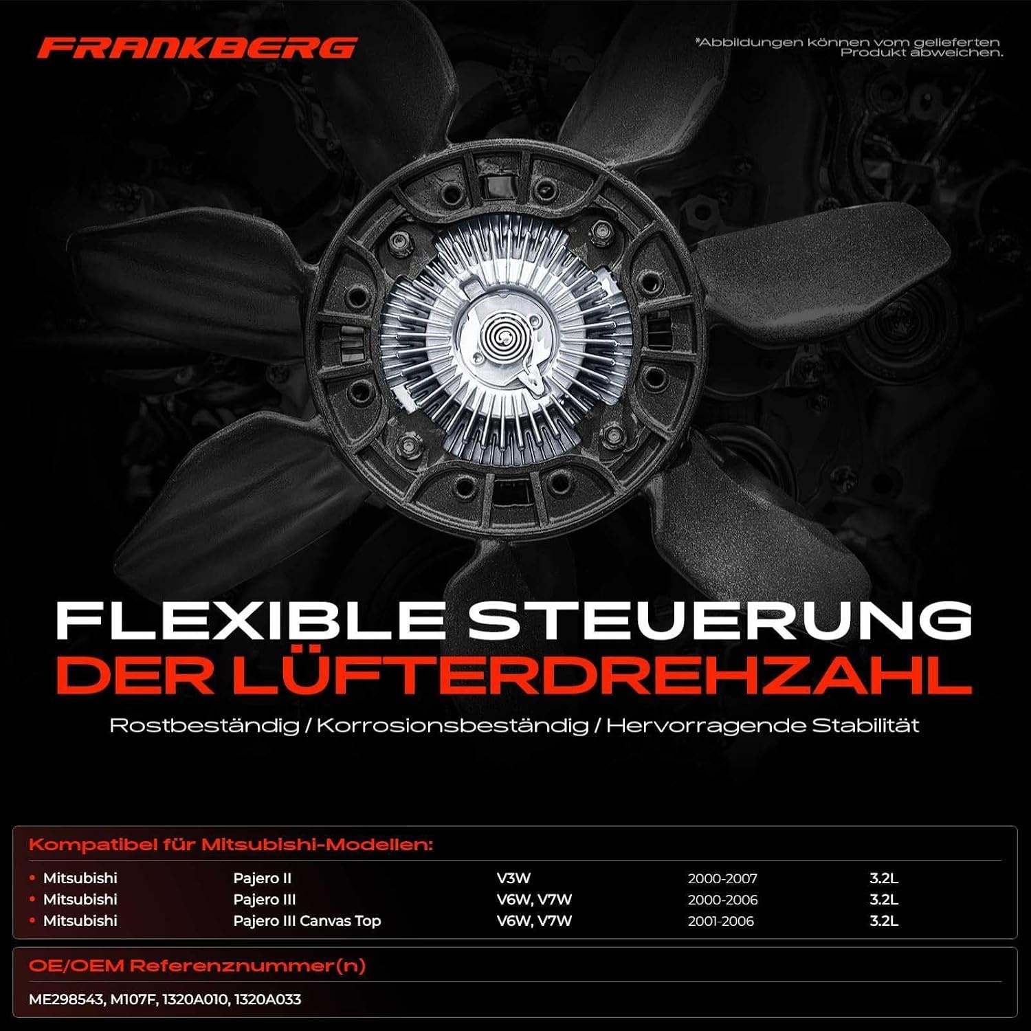 Koelventilator Visco-koppeling Mitsubishi Pajero 3.2L - 60% Korting