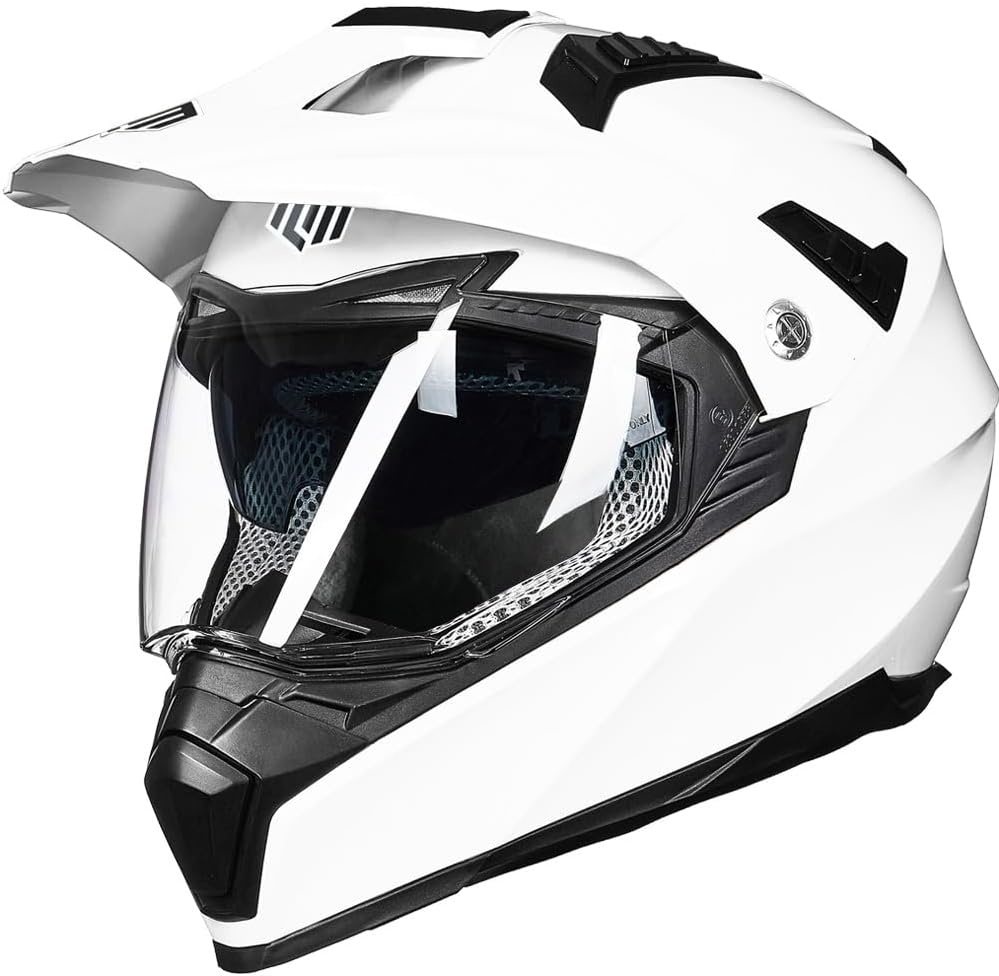 Integraalhelm Motocross Grijs-Rood Maat L met 34% Korting