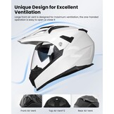 Integraalhelm Motocross Grijs-Rood Maat L met 34% Korting