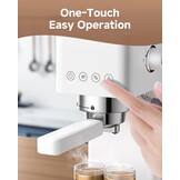 Compacte Espressomachine met Stoompijp, Wit - 34% Korting