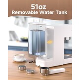 Compacte Espressomachine met Stoompijp, Wit - 34% Korting