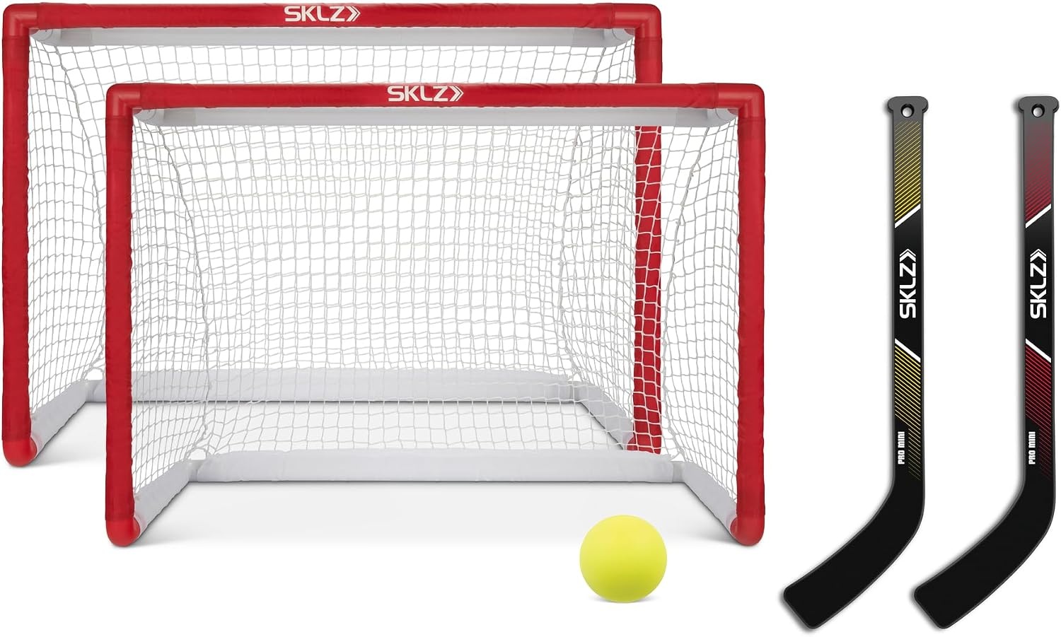 Mini Hockeyset voor 2 spelers - Rood | 46% Korting