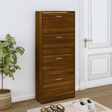 Shoenenkast Bewerkt Hout Bruine Eikenkleur - 54% Korting