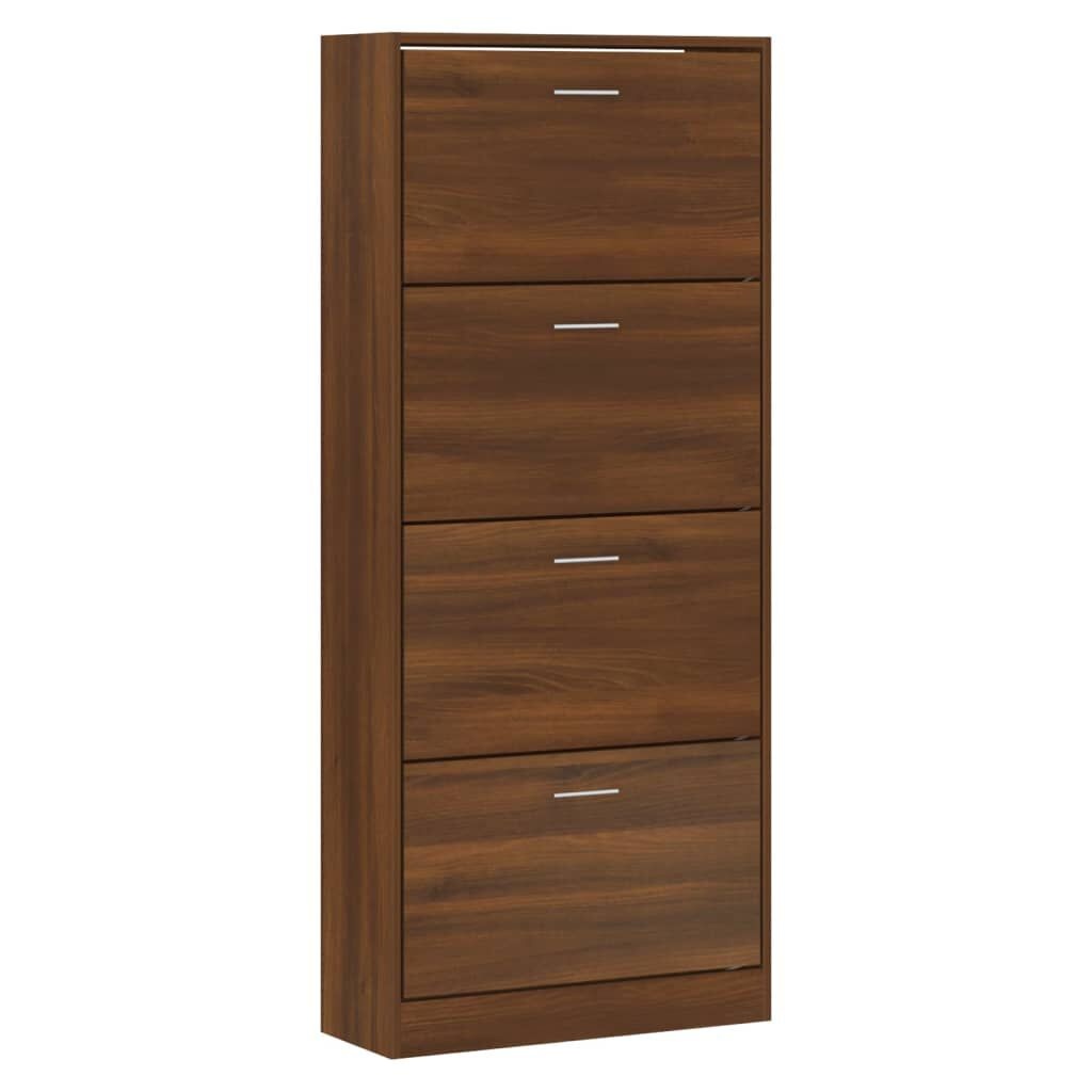 Shoenenkast Bewerkt Hout Bruine Eikenkleur - 54% Korting