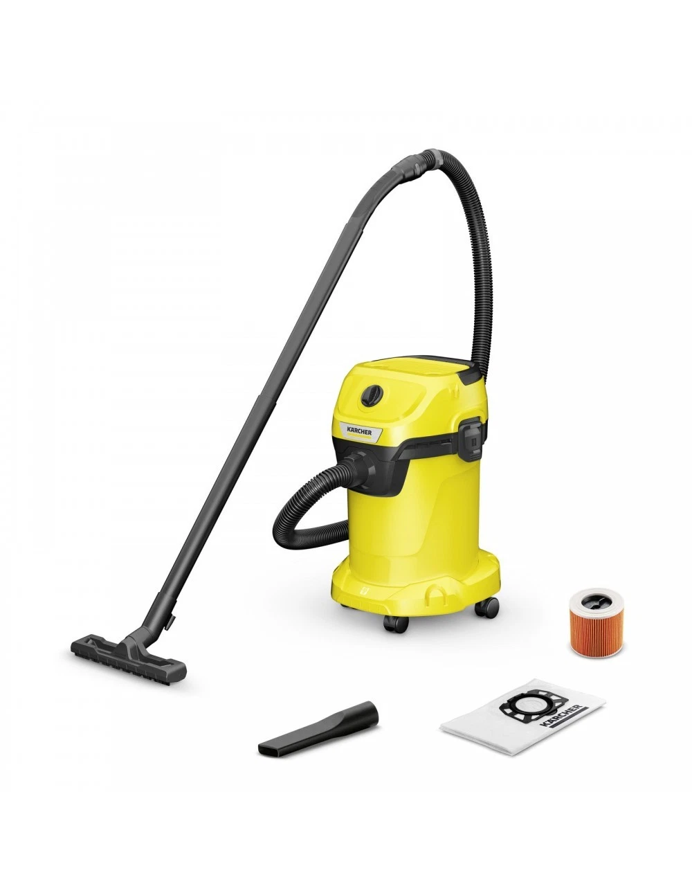 Karcher WD 3 V-19/4/20 Alleszuiger met 19 liter reservoir voor droog en nat vuil