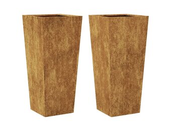 VidaXL Plantenbakken Staal - 2 stuks met 34% Korting
