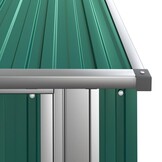 VidaXL Tuinschuur Staal Groen - 54% Korting!