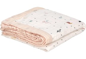 Babydeken Lichtroze 100x100cm - 70% Bamboe Viscose | 50% Korting