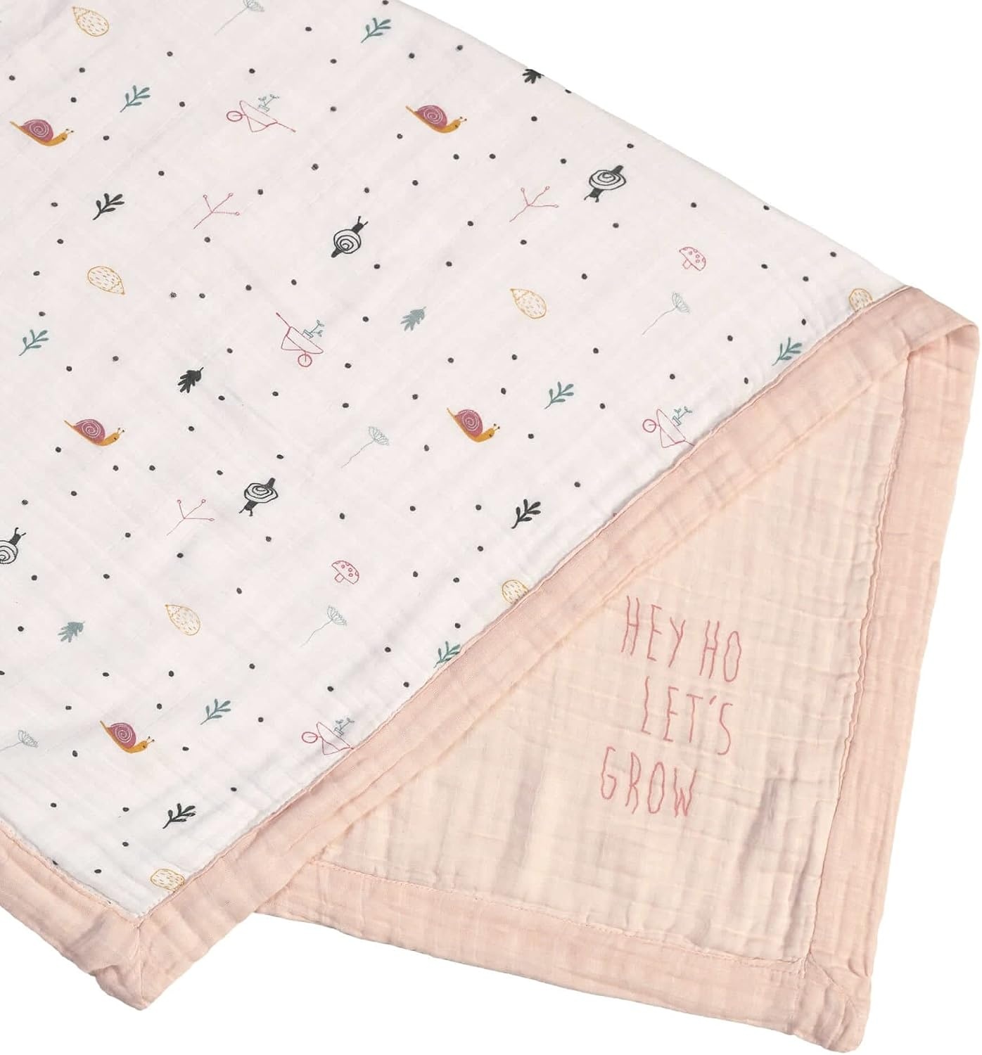 Babydeken Meisjes 100x100cm Lichtroze Bamboe/Katoen 59% Korting