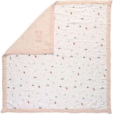 Babydeken Meisjes 100x100cm Lichtroze Bamboe/Katoen 59% Korting