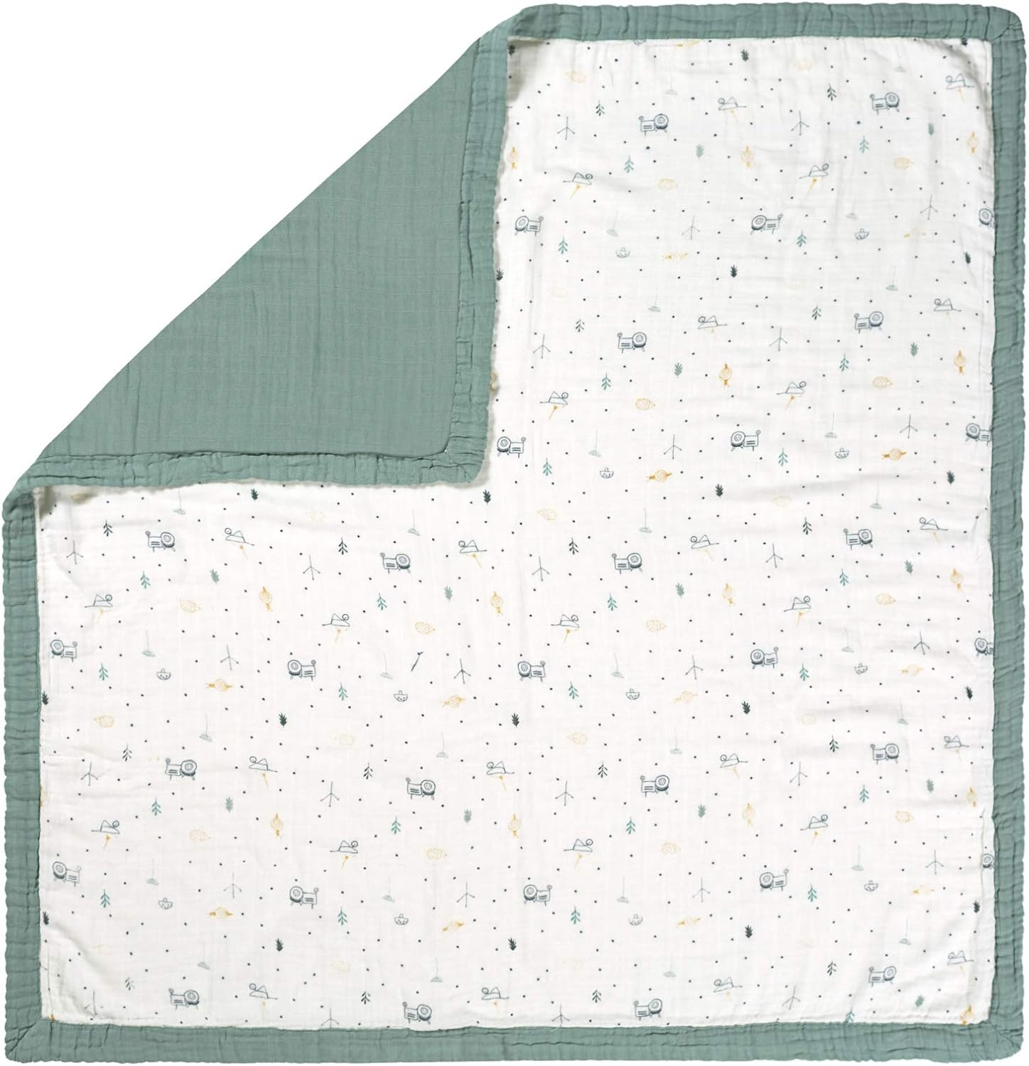 Babydeken Meisjes 100x100cm Lichtroze Bamboe/Katoen 59% Korting