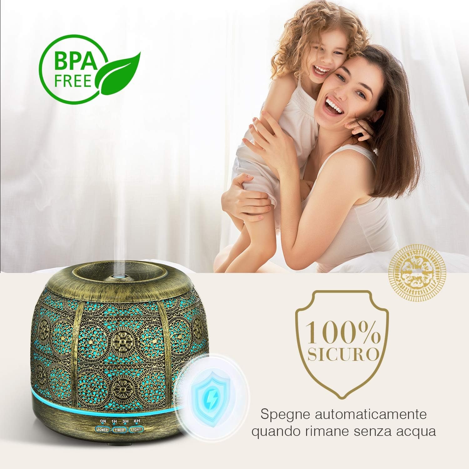 Ultrasone Aroma Diffuser 500ml - 56% Korting!