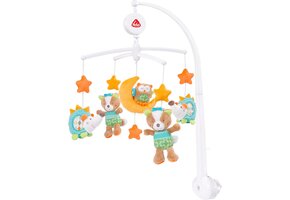 Muziek Mobile Baby Bosdieren Grijs 65cm - 59% Korting