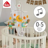 Muziek Mobile Baby Bosdieren Grijs 65cm - 59% Korting