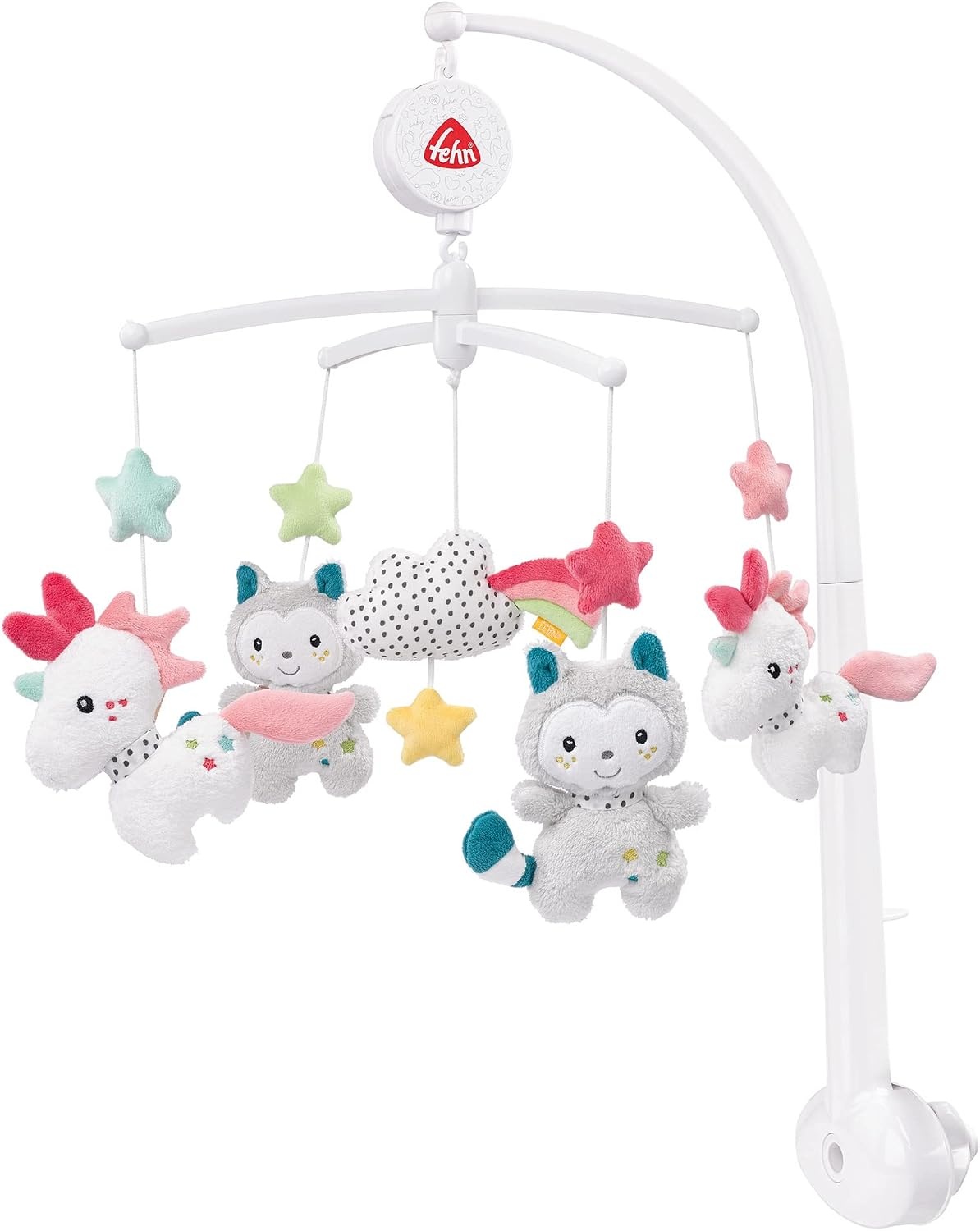 Muziek Mobile Baby Bosdieren Grijs 65cm - 59% Korting