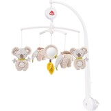 Muziek Mobile Baby Bosdieren Grijs 65cm - 59% Korting