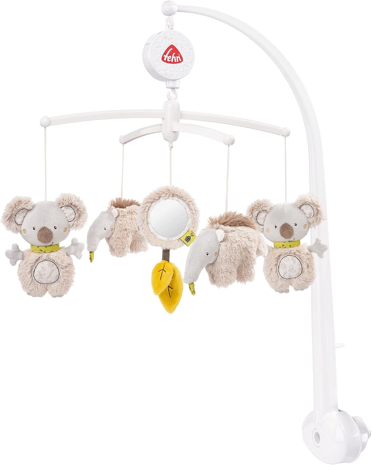 Muziek Mobile Baby Bosdieren Grijs 65cm - 59% Korting