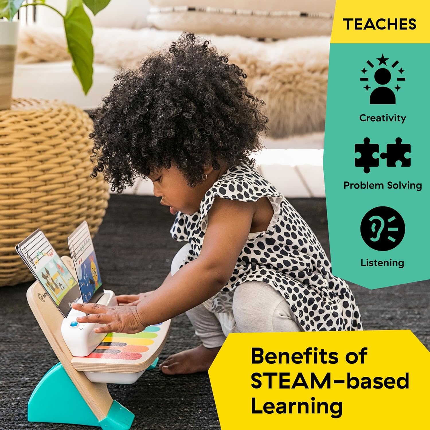 Houten Pianospielgoed Baby/Peuter (vanaf 6m) met Magic Touch Technologie - 59% Korting