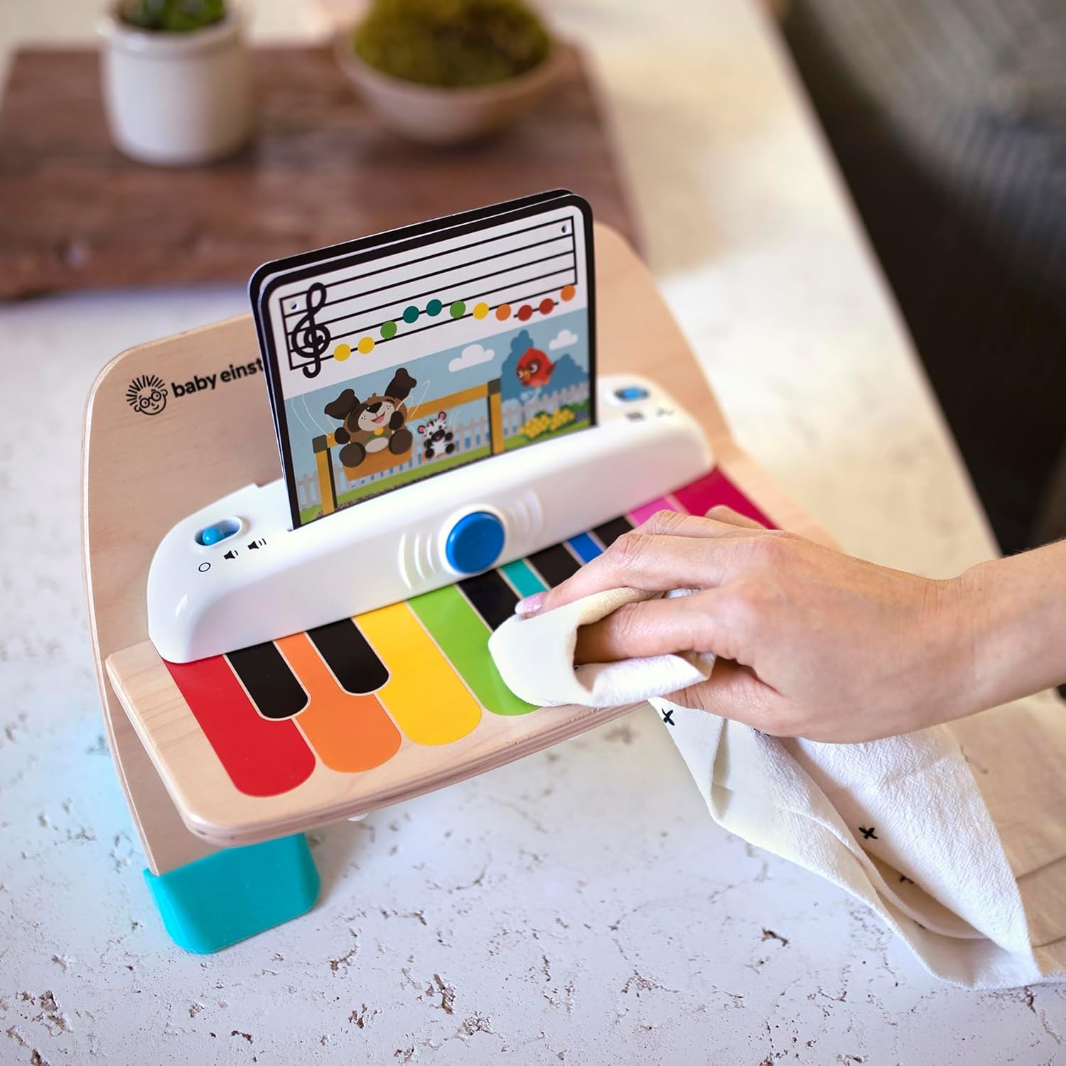 Houten Pianospielgoed Baby/Peuter (vanaf 6m) met Magic Touch Technologie - 59% Korting