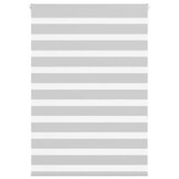Lichtgrijs Zebra Rolgordijn 105x150cm - 32% Korting!